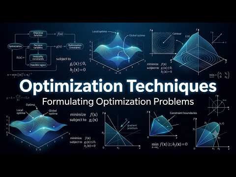 Optimization Techniques: How to Formulate Optimization Problems