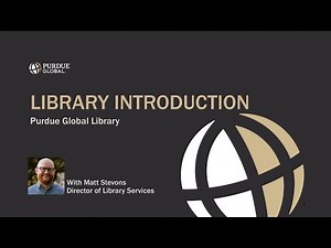 Introduction to Library Services at PG