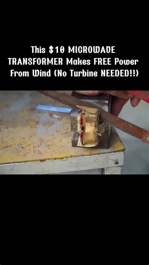 This $10 MICROWAVE TRANSFORMER Makes FREE Power From Wind (No Turbine NEEDED!!) #prepper #offgrid #diy #homehacks #energysaving