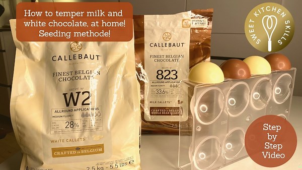 How to Temper Milk and White Chocolate at Home: Master the Seeding Method!