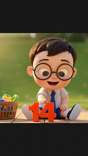 Learn Number 14 | Fourteen for Kids | Counting 1–20 | Kids Learning Shorts