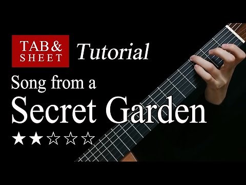 Song from a Secret Garden - Guitar Lesson + TAB