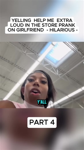 YELLING HELP ME EXTRA LOUD IN THE STORE PRANK ON GIRLFRIEND - HILARIOUS - #fyp #relax #prank #rkempiree