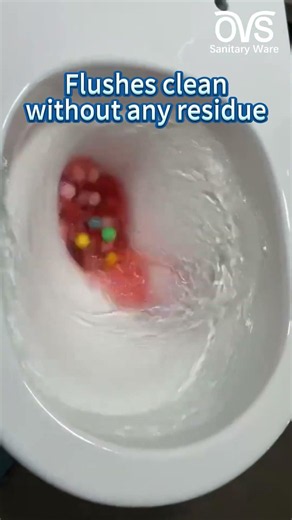 Real OVS Toilet Flush Test You Need to See! #toilet #factory #plumbing