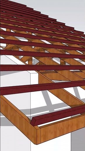 Creating a Clerestory Roof in Wood Trusses / 6mx9m (54SQM) - 3 Bedrooms