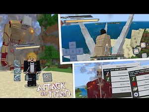 This Is The BEST ATTACK ON TITAN ADDON! | Attack on Titan Addon/Mods For MINECRAFT PE! | (1.21.101+)