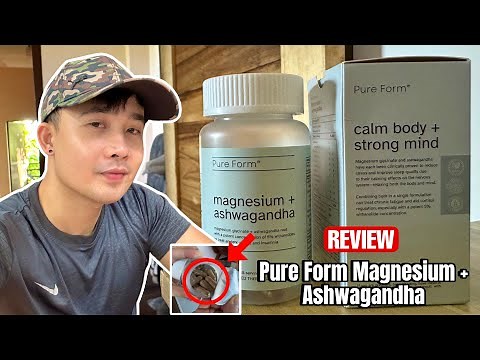 Pure Form Magnesium + Ashwagandha for Anxiety & Sleep | Does It Really Work? | Review