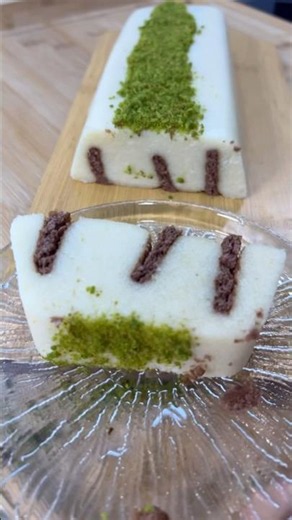 Semolina Dessert with Biscuits So Easy #yummy #dessert #sweet #recipe