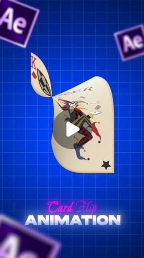 Magic | Video editor on Instagram: "Super Card Flip animation tutorials in AFTER EFFECTS. Follow for more Value @aftermagics #aftereffects#motiongraphics #videoediting#editing #tutorials#animation#cardflip #cardflipping #capcut#viral #trending"
