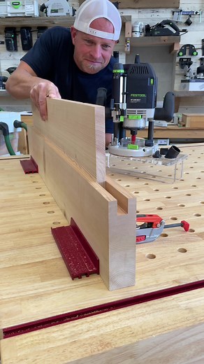 Cutting Mortises with Festool Jig and FreudTools