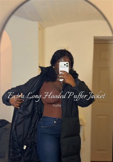 Puffit Extra Long Hooded Puffer Jacket Review