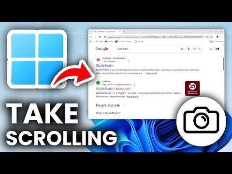 How To Take Scrolling Screenshot In Windows 11/10 - Full Page Screenshot