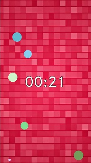 ⏳ 52 Second Countdown Timer | Shapes Animation | Time's Up Alert