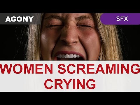 Woman Screaming Crying In Agony|Loud crying|In Pain|Scary|Horror
