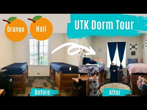 UNIVERSITY OF TENNESSEE KNOXVILLE: College Dorm Room Tour Orange Hall 2019 *TRANSFORMED*