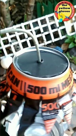 Soda can wind spinner - DIY