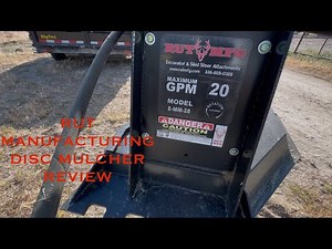 Review of Rut Manufacturing excavator disc mulcher