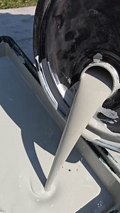 Sealing this stamped concrete pool deck with a pigmented coating. Stay tuned for other videos. | New Jersey Decorative Concrete Supply