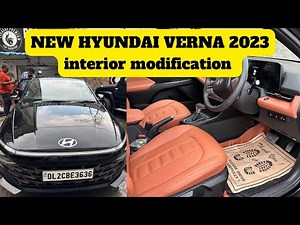 NEW HYUNDAI VERNA 2023 SEAT COVER INTERIOR MODIFICATION|PEGASUS PREMIUM