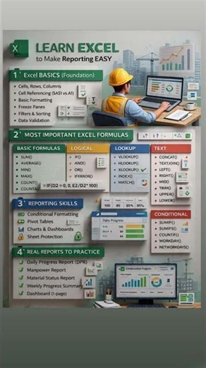 Master Excel for Reporting: The Ultimate 4-Step Roadmap! 📊 #ExcelTips