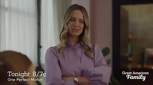 The must-see romantic comedy of the season, One Perfect Match, starring Merritt Patterson and Joshua Sasse premieres TONIGHT at 8/7c on Great American Family 💕 | Great American Faith & Living Network