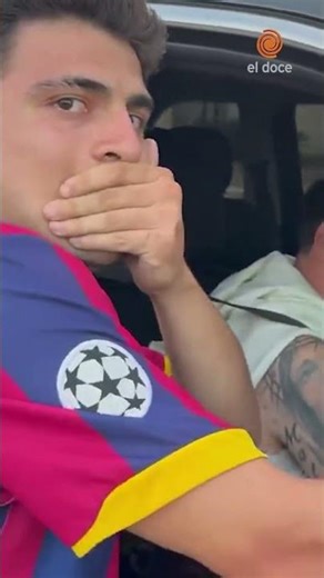 Un fan esperó a Messi en Funes y vivió el mejor regalo de Navidad