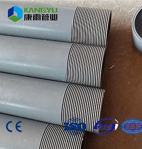 [Hot Item] Programa de Tubería y Accesorios de PVC 80 Tubería de PVC Rosetada