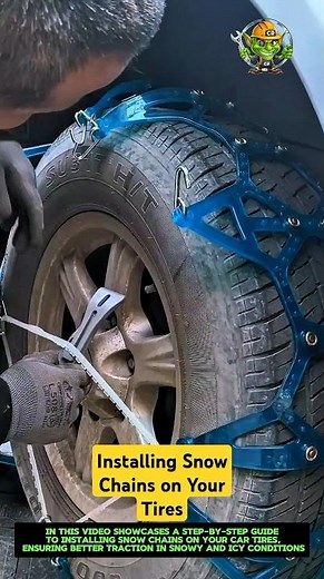 Installing Snow Chains on Your Tires