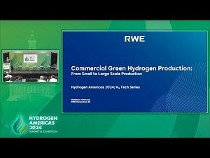 Commercial Green Hydrogen Production: From Small to Large Scale Production #H2Americas2024