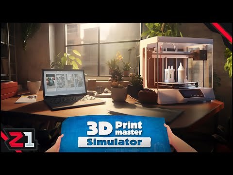 Running My Own 3D PRINT FARM ! 3D Print Master Simulator First Look