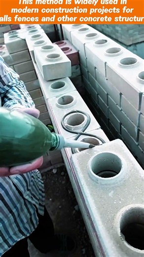 HOW TO INSTALL A PRECAST CONCRETE WALL | Easy Interlocking Concrete Panel System #shorts