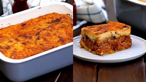The Best Moussaka in the World: Traditional Greek Moussaka with Eggplant and Beef