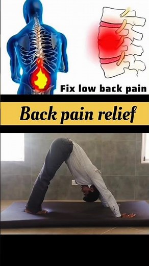 "If your lower back hurts, do this simple stretch for instant relief."