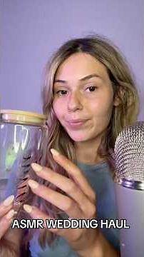 ASMR Wedding Haul! #fyp #relax #wedding #asmrvideos #algorithm #viral #asmrsounds
