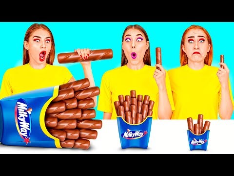 Big, Medium and Small Plate Challenge | Amazing Food Challenges