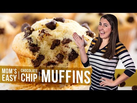 How to make easy chocolate chip muffins | The Stay At Home Chef