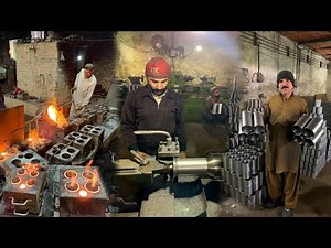 Production Process of Diesel Engine Block Cylinder Sleeves | How are Made Engine Cylinder Sleeves