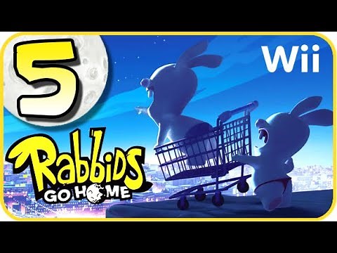 Rabbids Go Home Walkthrough Part 5 (Wii) No Commentary