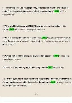 CRRN Test 2025 2026 Questions and Answers Verified Answers