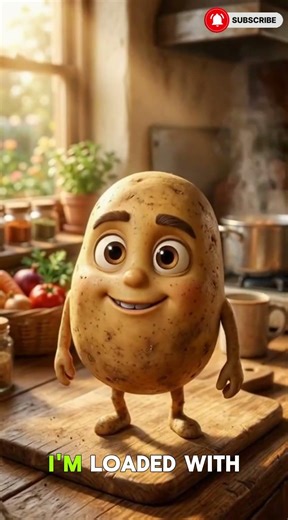 🥔✨ Amazing AI-Animated Facts: The Benefits of Potatoes! 🤖🎬 #youtubeshorts #aifacts #benefitofpotato