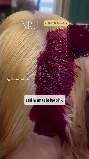 Deep Pink Hair Goals with Crazy Color® Cyclamen 💖🔥
