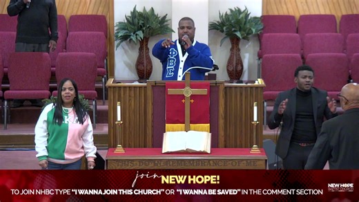 1.5K views · 62 reactions | Welcome to New Hope City Live Stream! Thank you for worshipping with us today! If you would like to give, become a member or learn more about us please visit our website www.newhopecity.org ** We do not own the rights to this music ** | New Hope Baptist Church of Akron, Ohio (New Hope City) | Facebook