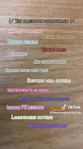 The Classroom Soundtrack 🎧 #teachersoftiktok #ect #primaryschool #music