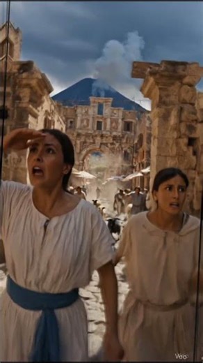 “Pompeii Destroyed in Minutes 😱 | Real Volcano Disaster 🌋” #shorts #viral