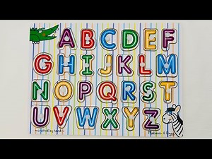 Learn Letters of the Alphabet & Phonics | Melissa & Doug Puzzle | Educational Video for Toddlers