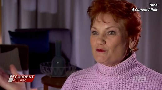 Pauline Hanson helps a struggling fish and chips shop
