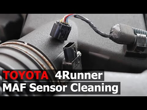 TOYOTA Mass Airflow Sensor (MAF) Cleaning - How to Clean a Mass Airflow Sensor on a Toyota 4Runner