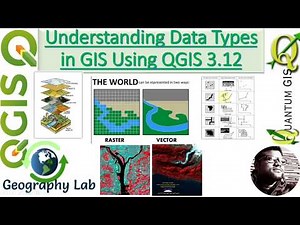 Learn QGIS || Episode 2 || Data Types in GIS : Raster and Vector Data in Q GIS ||Theory & Practical
