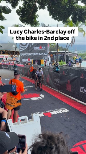 Time to run for the win for Charles-Barclay after serving a 1-minute penalty on the bike. | Triathlete Magazine