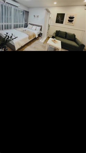 🏡Plum condo project 📍Ladprao 101, near The Mall Bangkapi 🔸25 sqm 🔸1st floor ✅Studio room with separate bedroom ✅Separate kitchen ✅Fully furnished 💰Long term : 8000 2 month deposit (6 month / 1 Year) 💰Short term : 8500 1 month deposit #Bangkokcondo #rentalroom #rentalproperty #Bangkapi